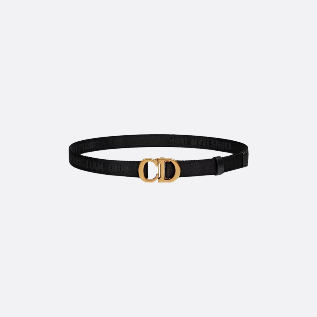 Dior Kids Belt Black Technical Fabric, Front View