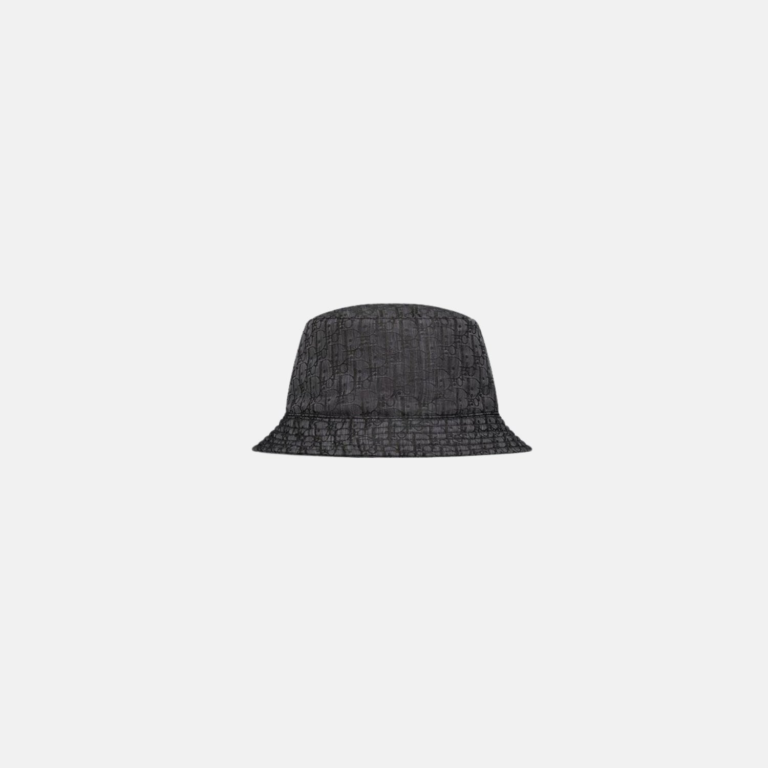 Dior Kids Bucket Hat Black Dior Oblique Technical Jacquard, Front