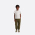 Dior Kids Cargo Pants Khaki Cotton Gabardine, Model