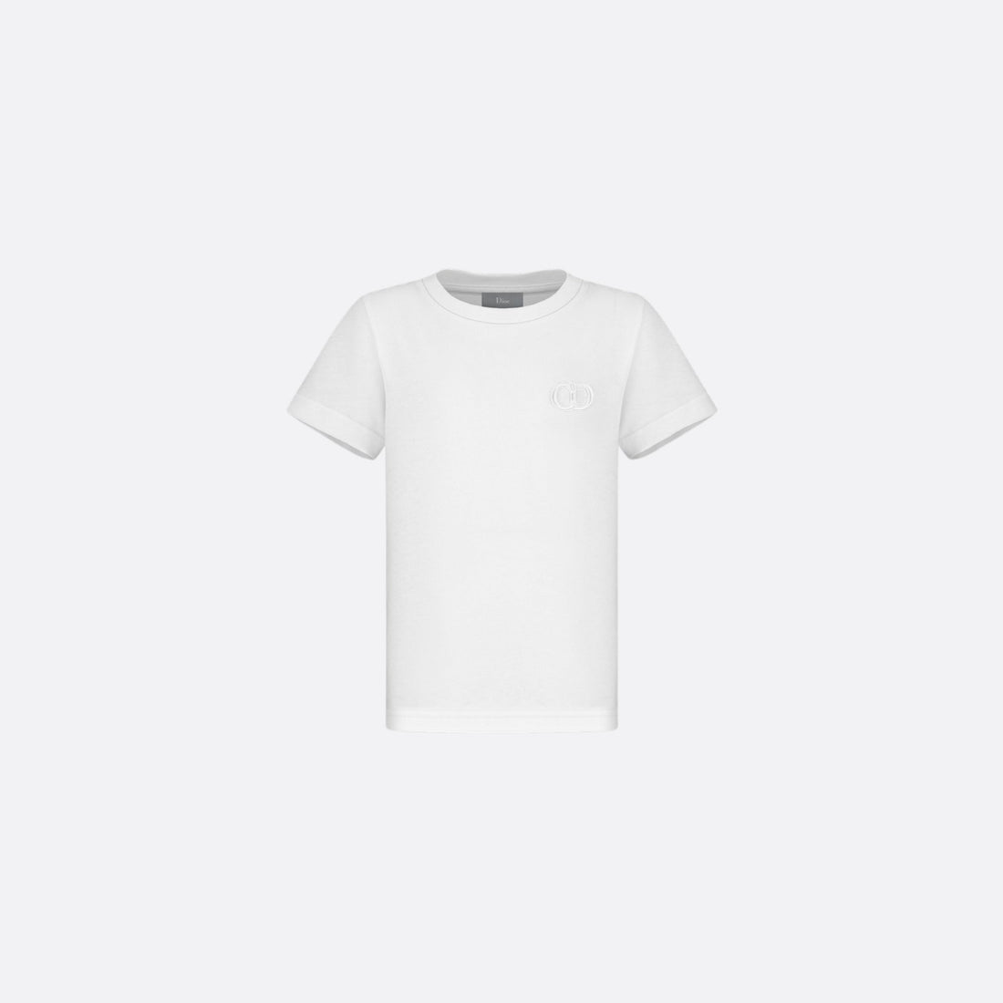 Dior Kids CD Icon T-Shirt White Cotton Jersey, Front