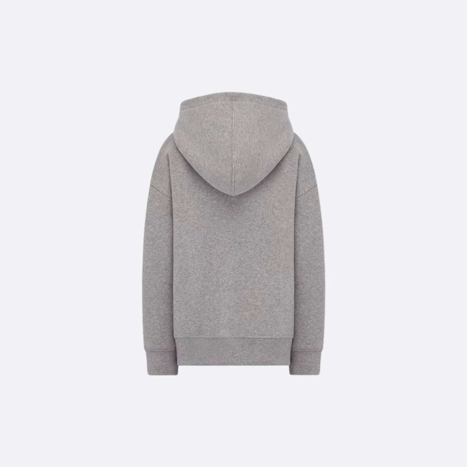 Dior Kids Couture Hooded Sweatshirt Cotton Fleece, Black, Grey, Back