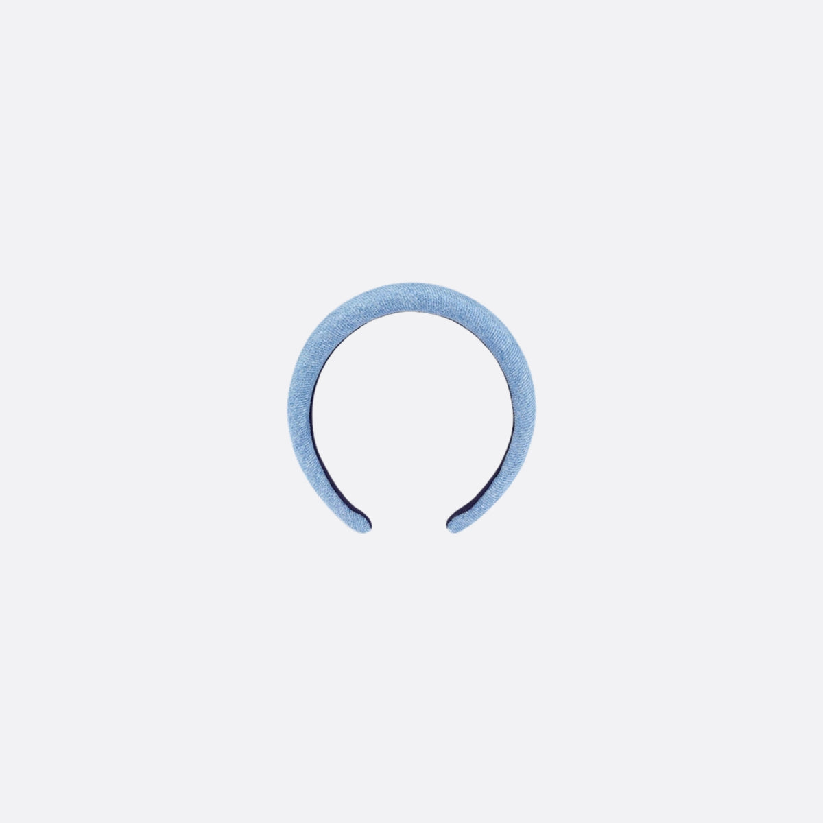 Kids Headband Blue Cotton Denim