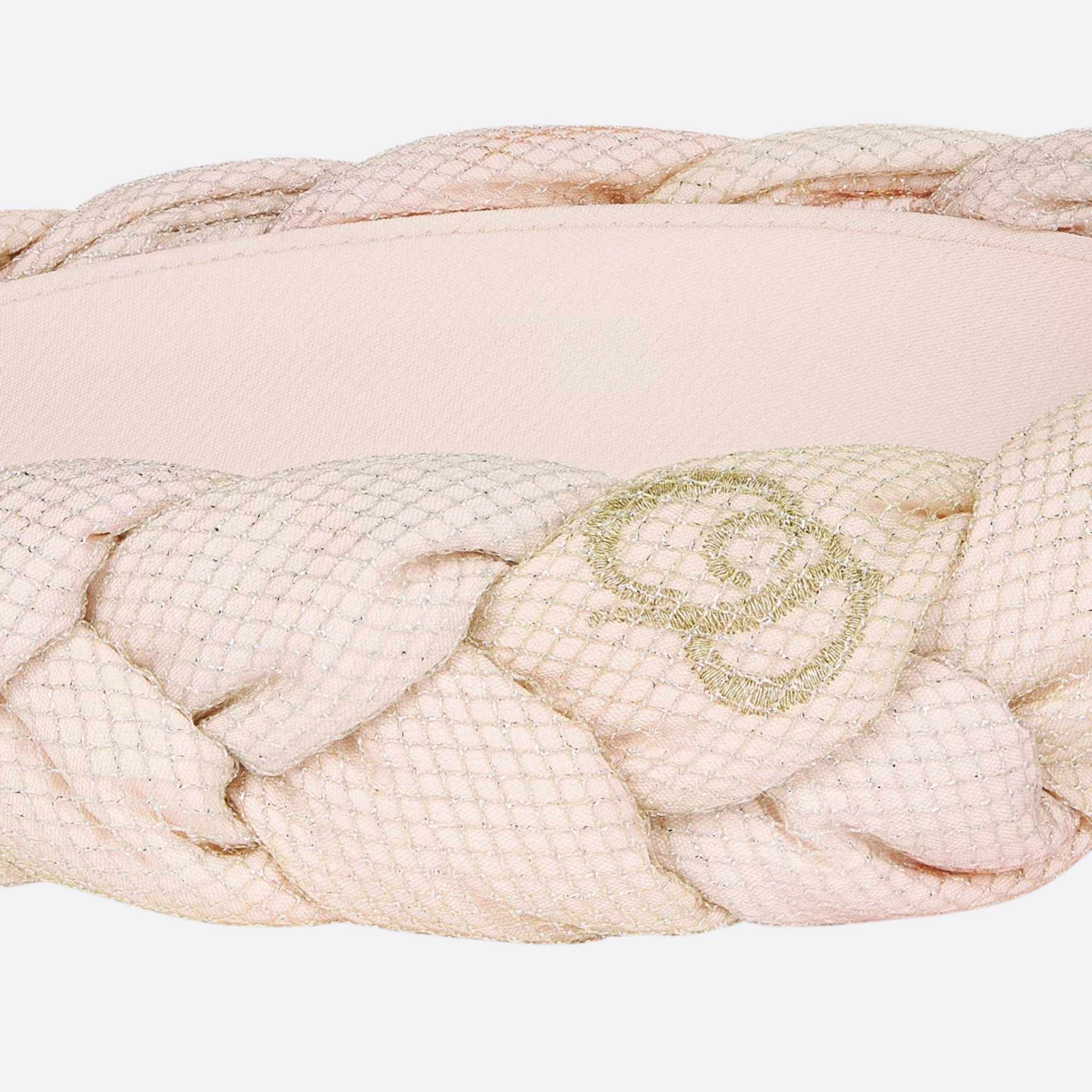 Dior Kids Headband Metallic Multicolor Tulle, Close View