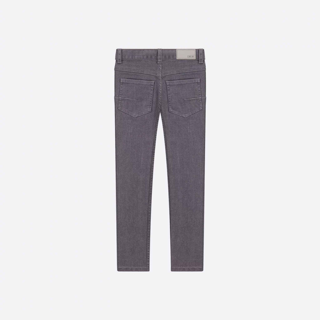 Dior Kids Jeans Gray Cotton Denim, BAck