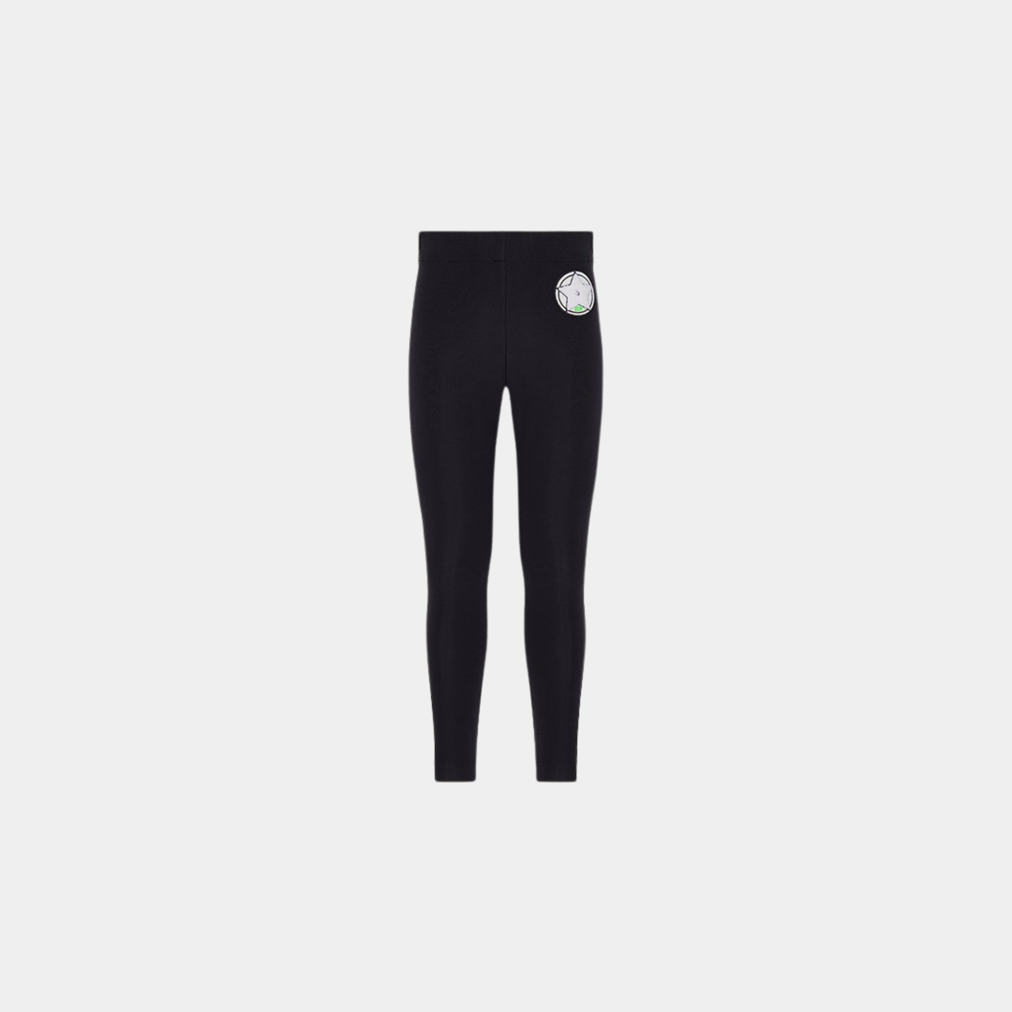 Dior Kids Leggings Black and White Technical Jersey, Front
