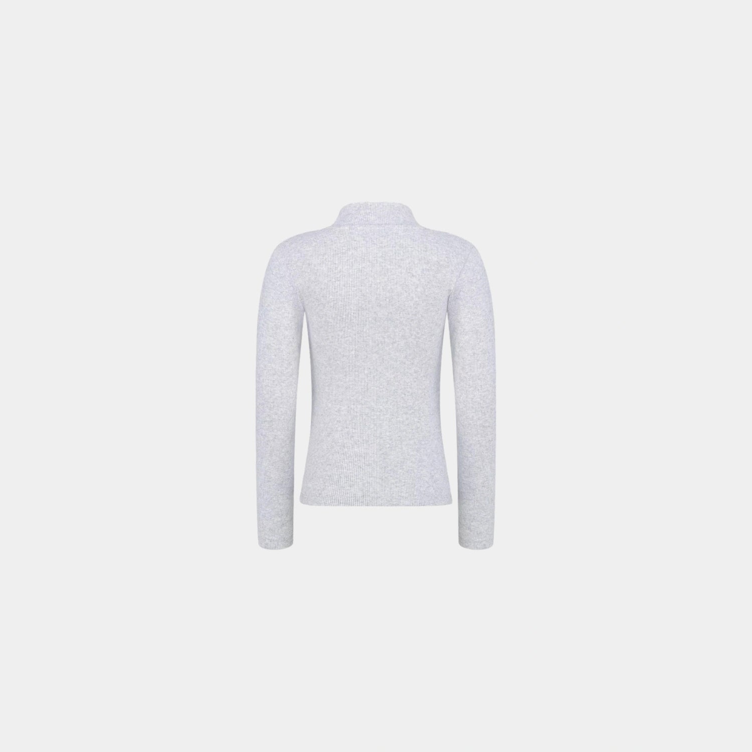 Dior Kids Long Sleeved T Shirt Ribbed Cotton Jersey, Grey, Back