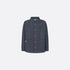 Dior Kids Overshirt Blue Denim-Effect Cotton Gabardine, Front