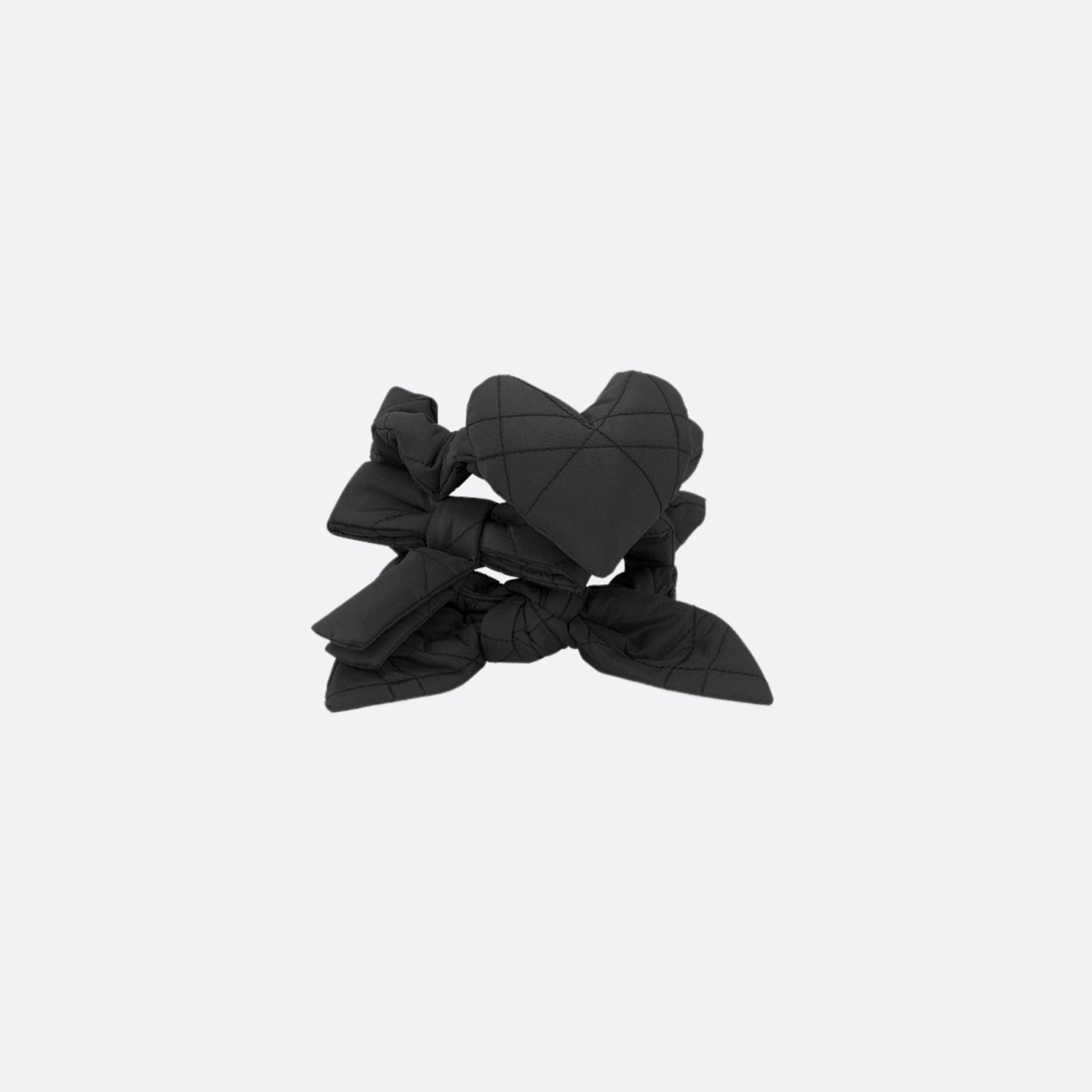 Dior Kids Scrunchies Black Macrocannage Technical Fabric, AllView