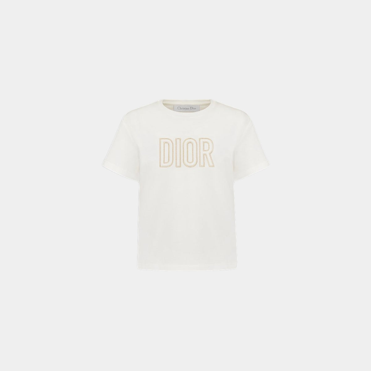 Kids T Shirt Cotton Jersey Dior Embroidery