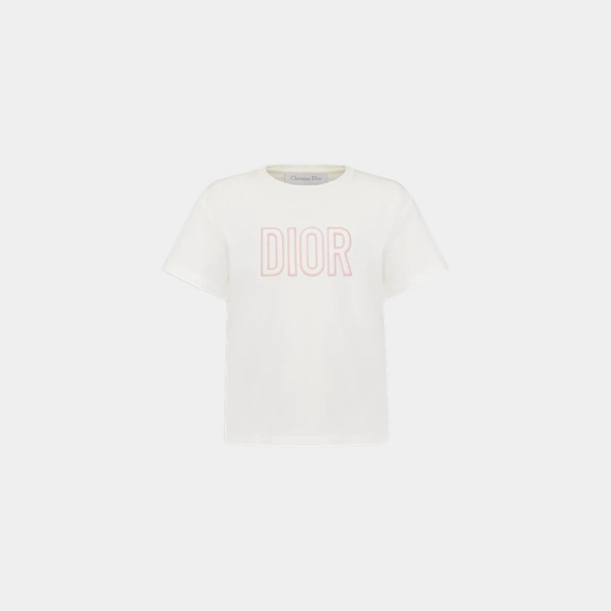 Kids T Shirt Cotton Jersey Dior Embroidery