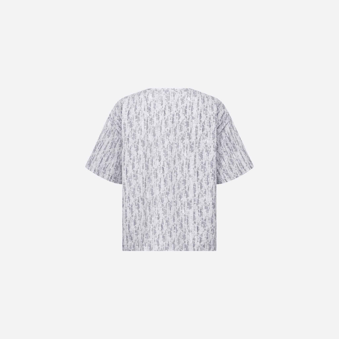 Dior Kids T-Shirt Gray Dior Oblique Cotton Jersey Camouflage Effect, Back