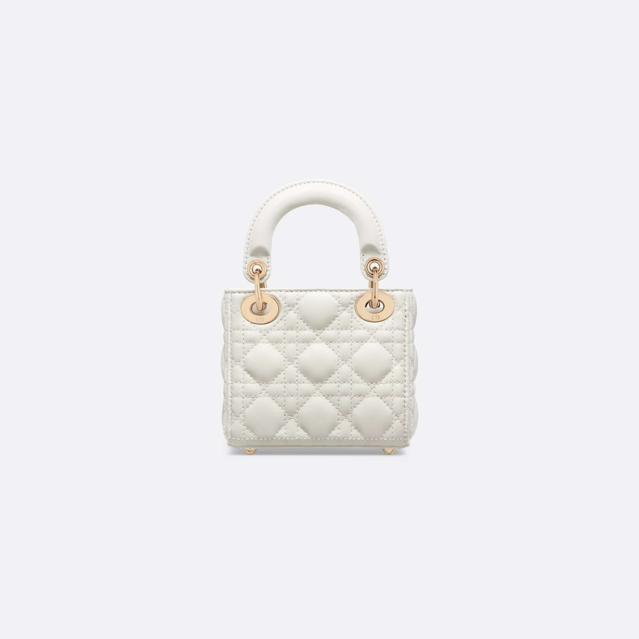 Dior Lady Dior Micro Bag , Latte Back