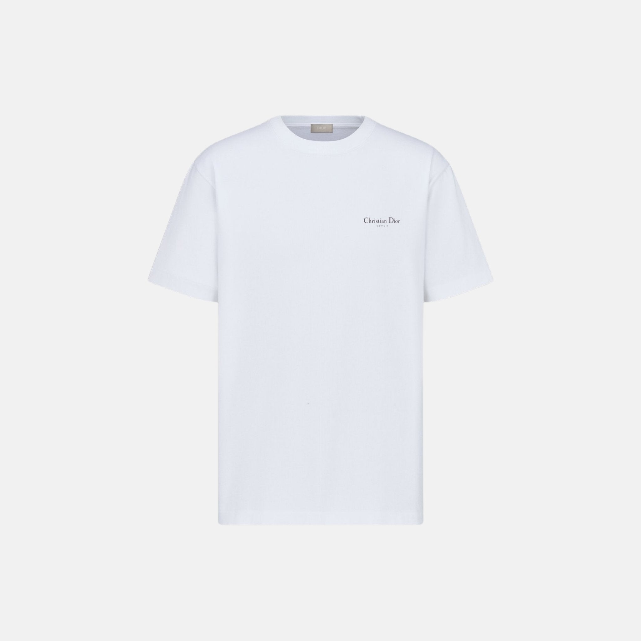 Dior Lily Of The Valley T Shirt In Cotton Jersey Relaxed Fit, White, Front