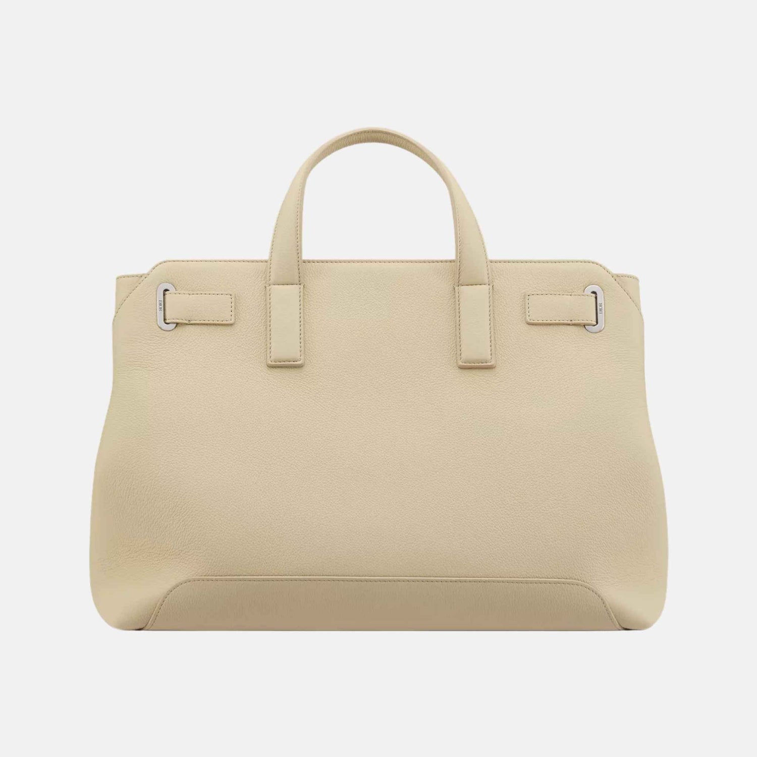 Dior Medium Normandie Tote Bag In Icons Calfskin, Beige, Back