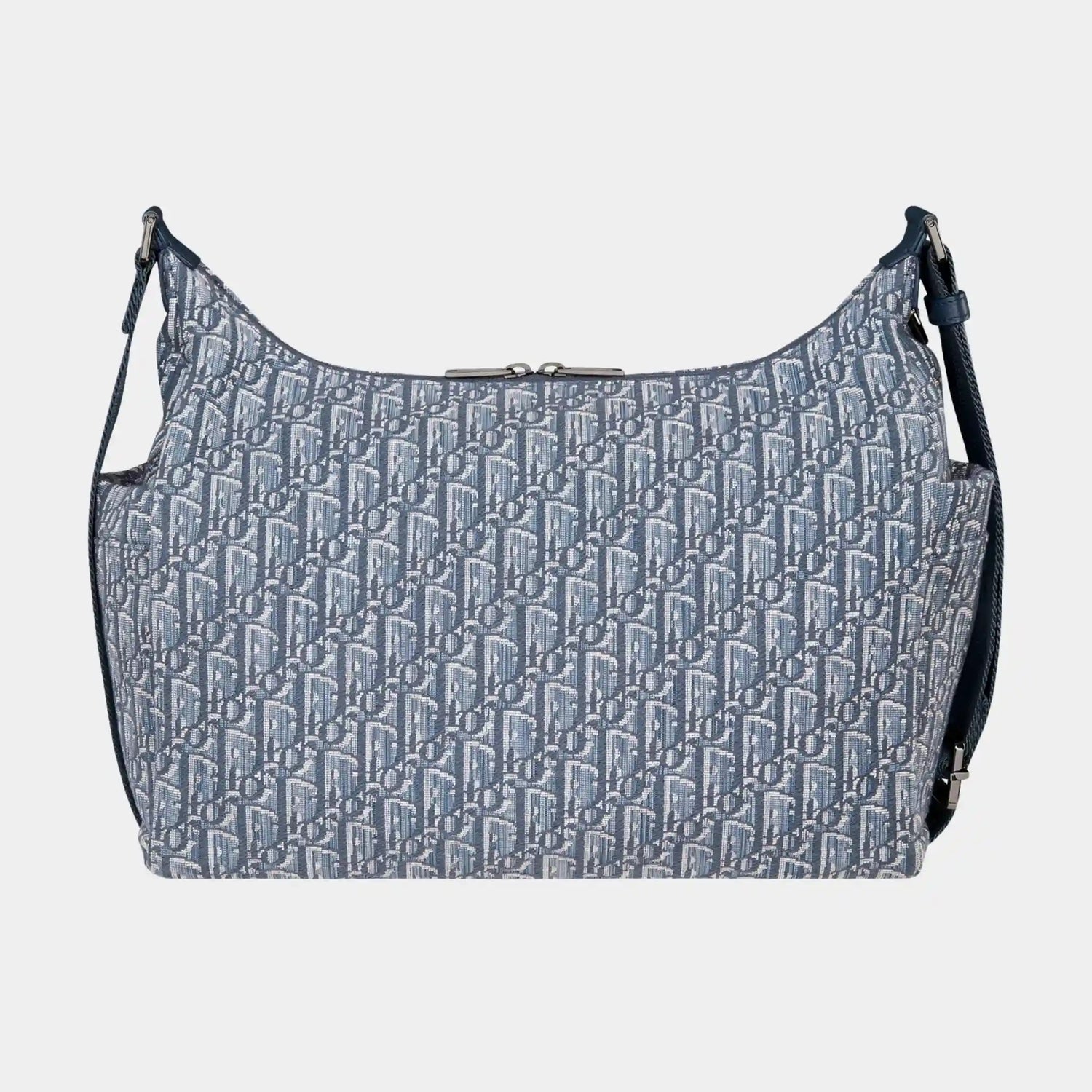 Medium Rider Soft Hobo Bag in Oblique and Grained Calfskin