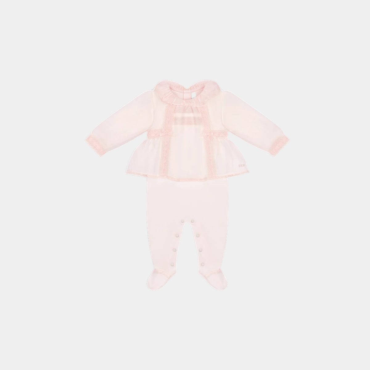 Nanouchka One-Piece Pajama Pale Pink