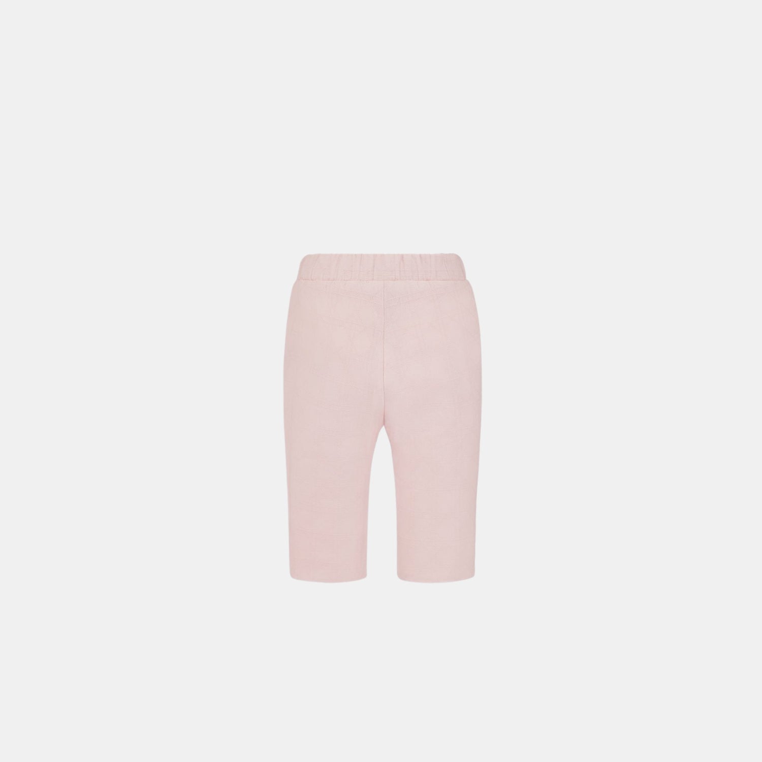 Dior Newborn Gift Set Pale Pink Cannage Cotton Voile, Pants, Back