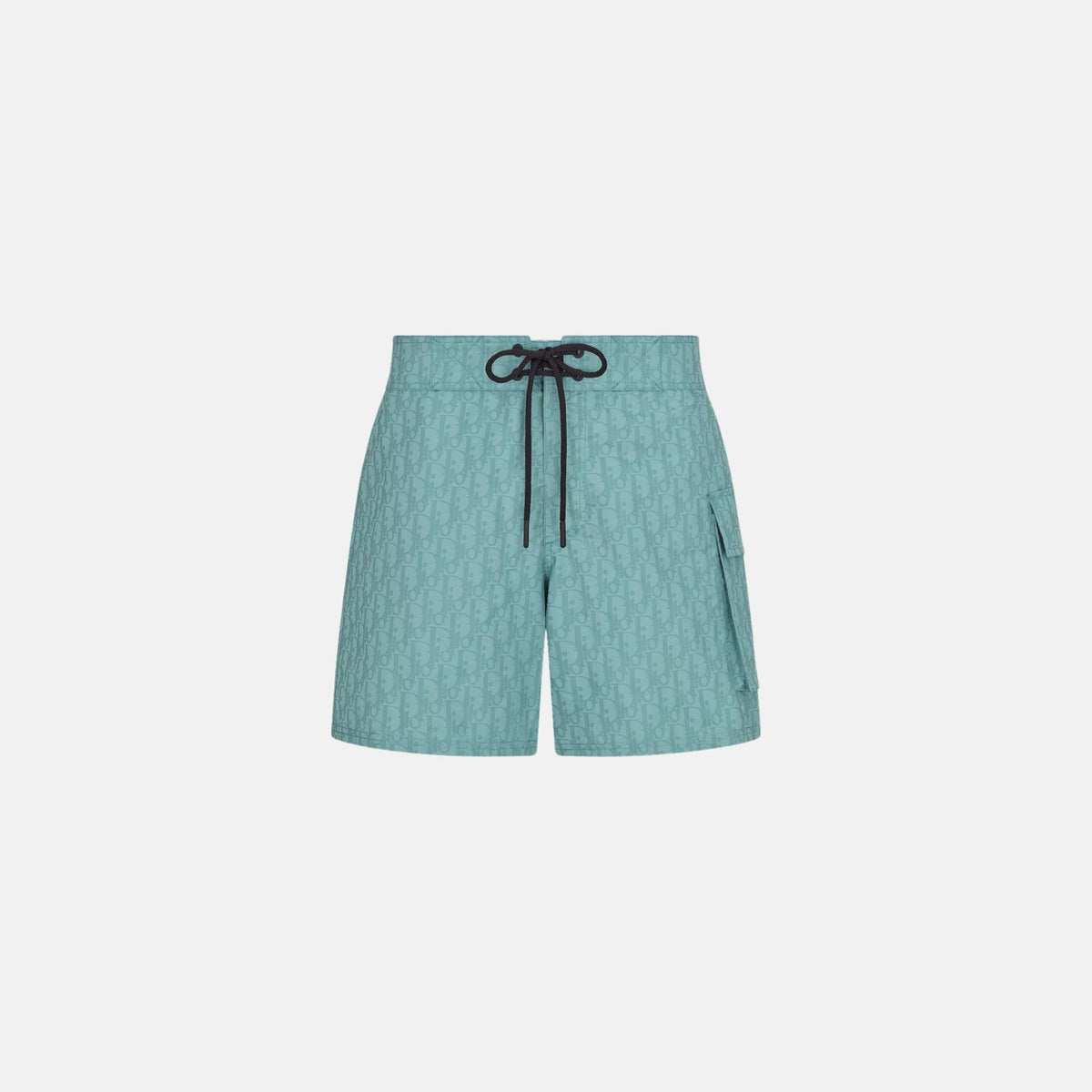 Oblique Swim Shorts In Technical Fabric