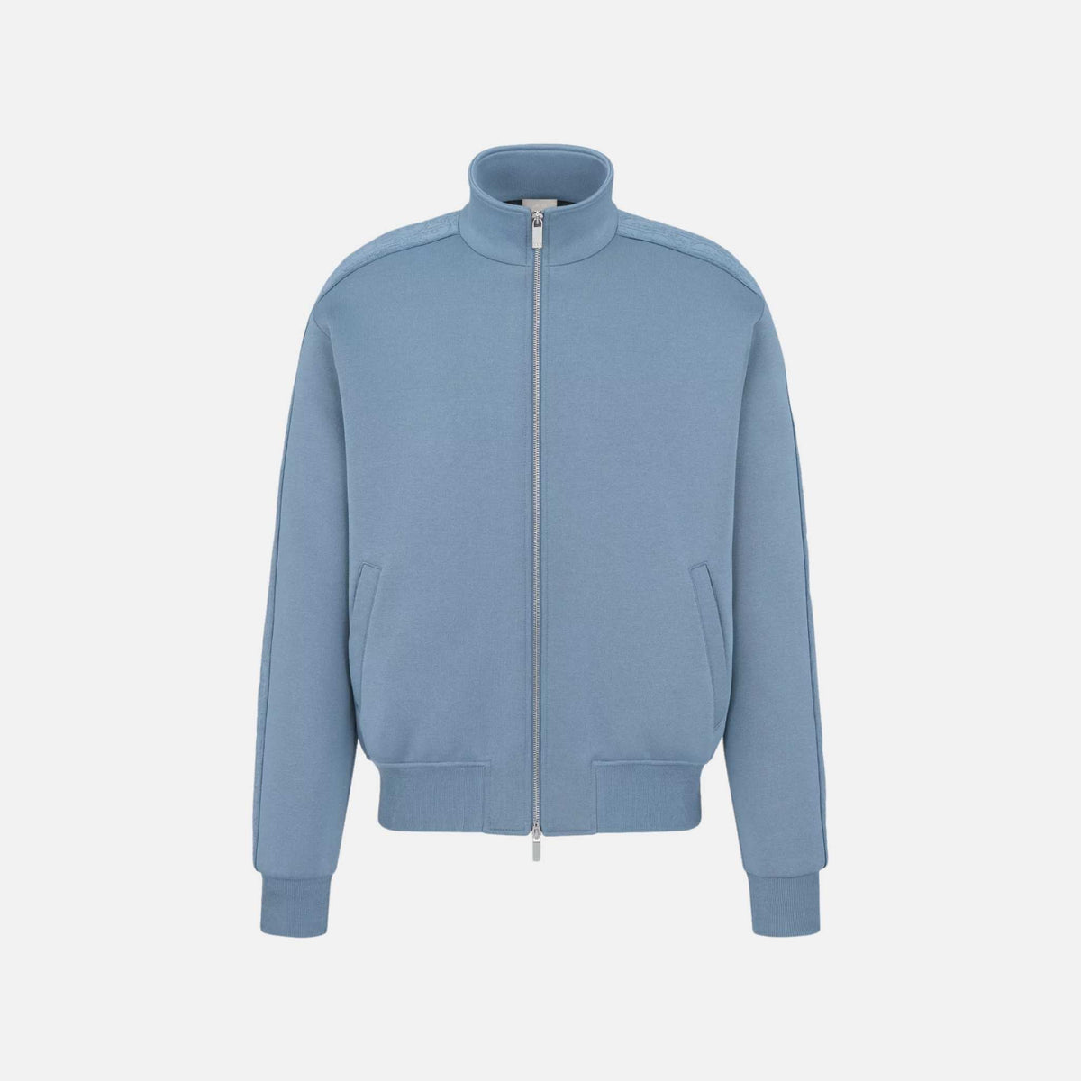 Oblique Track Jacket In Cotton Blend Jersey