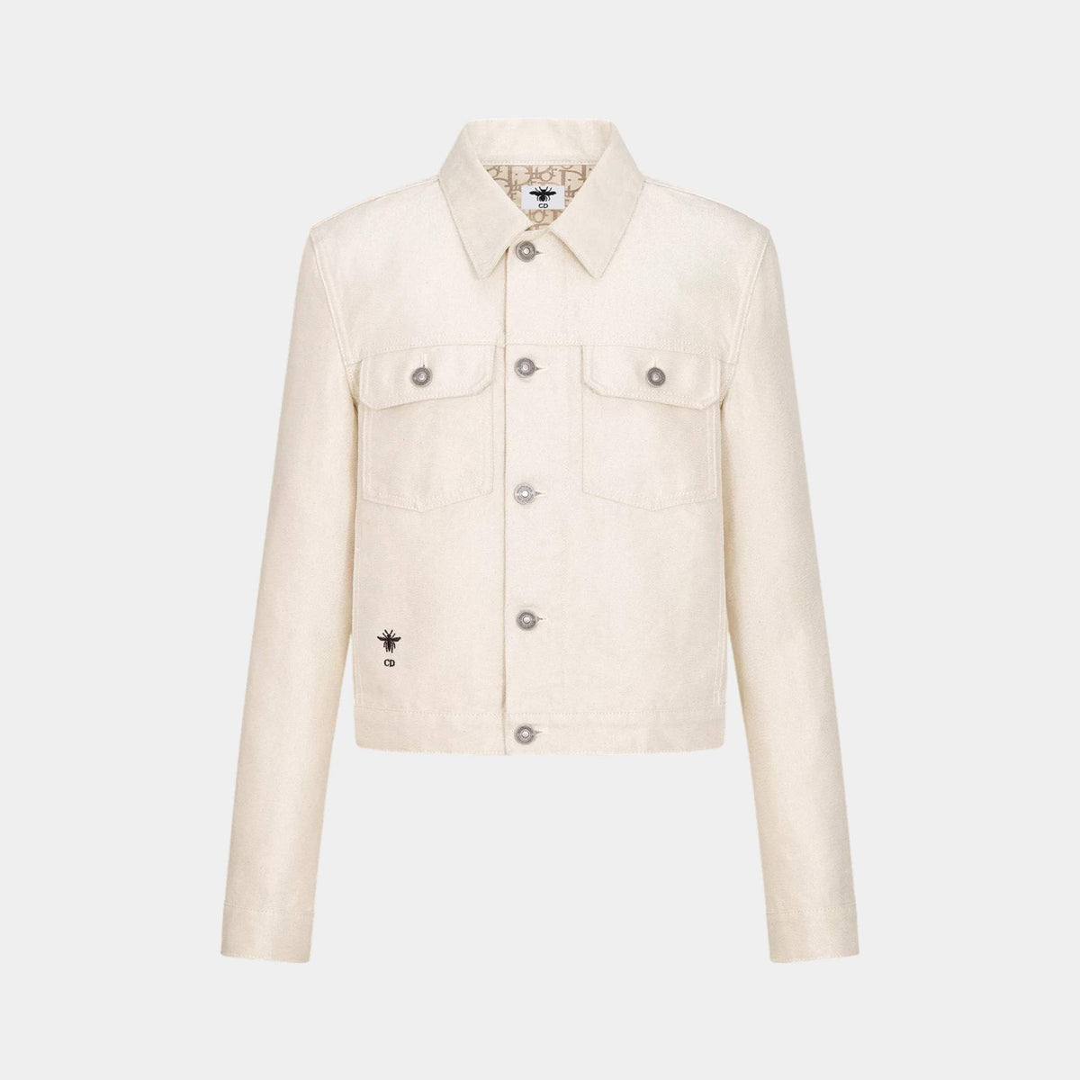 Or Jacket Gold-Tone Cotton-Blend Denim