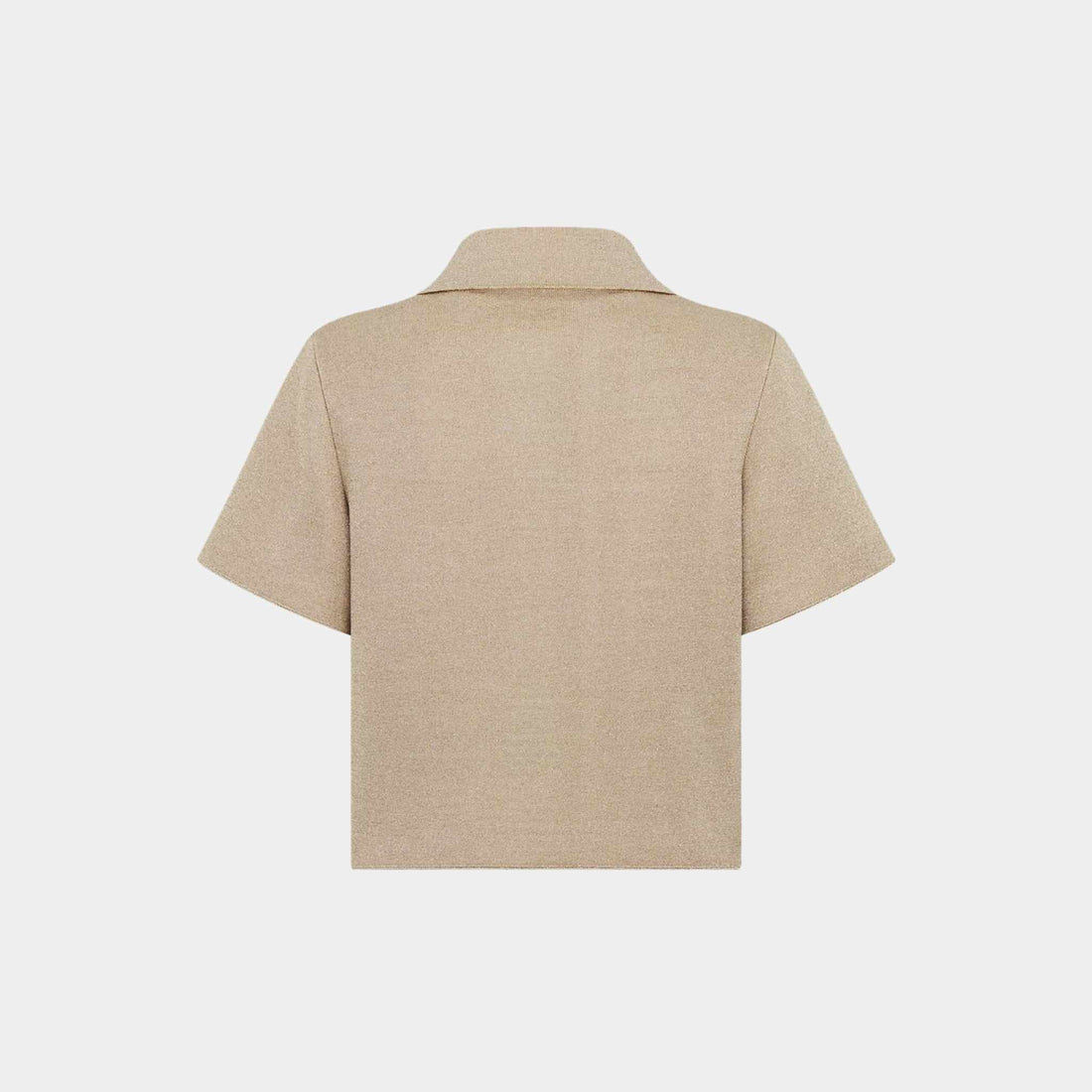 Dior Or Short-Sleeved Jacket Gold-Tone Technical Knit, Back