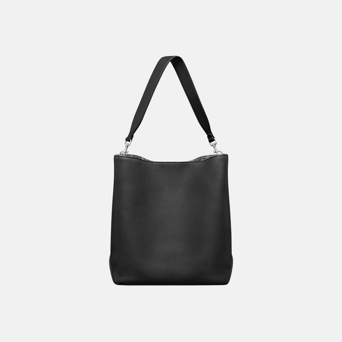 حقيبة Dior Prive Vertical Hobo من جلد العجل Icons، أسود، من الخلف