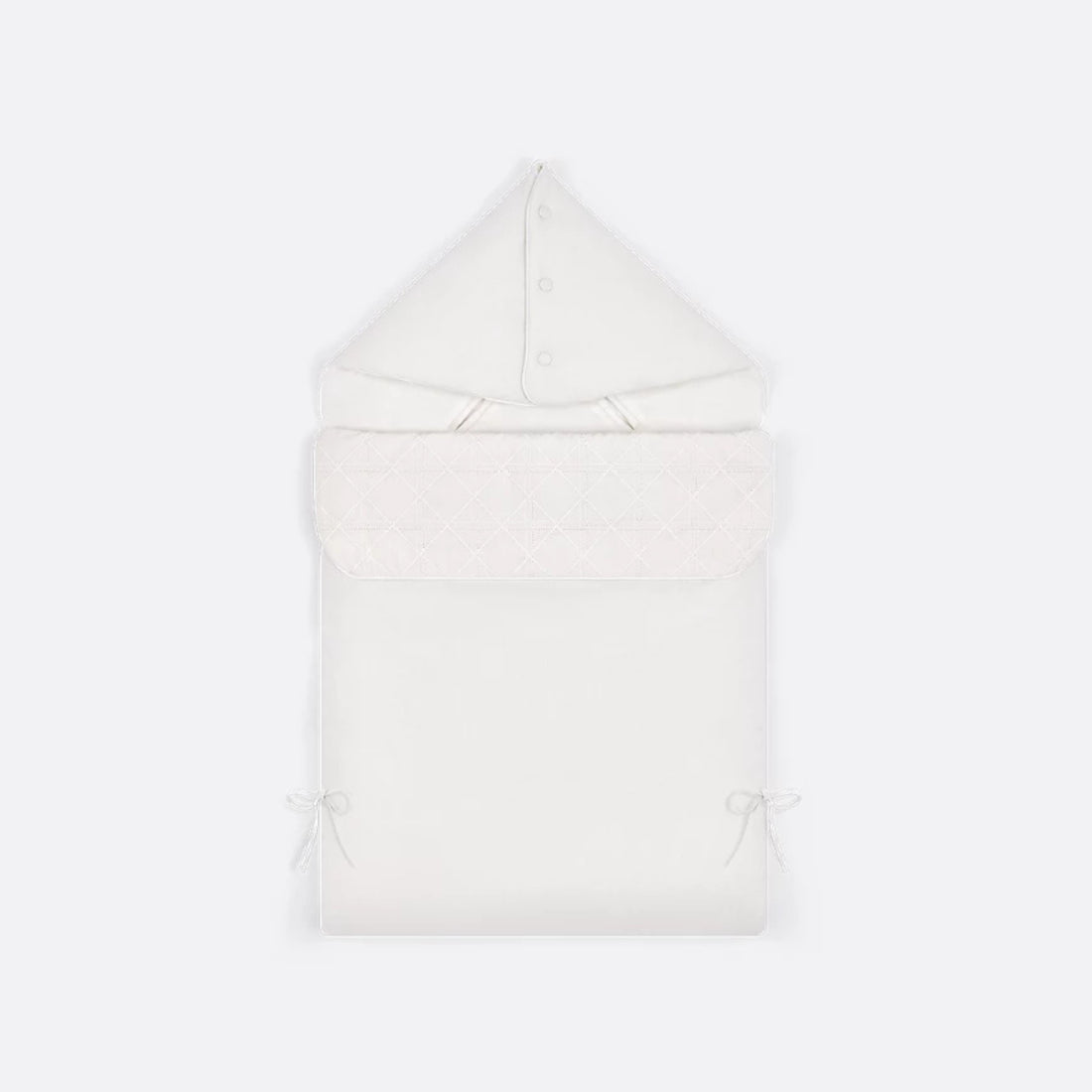 Dior Sleeping Bag Ivory Cannage Cotton Voile, Front