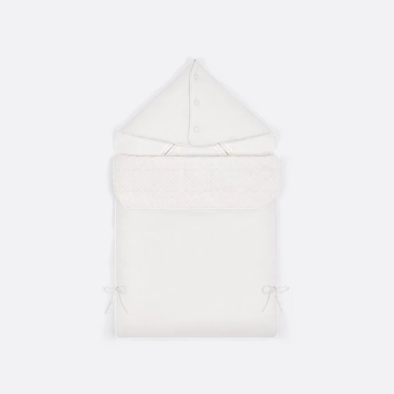 Dior Sleeping Bag Ivory Cannage Cotton Voile, Front