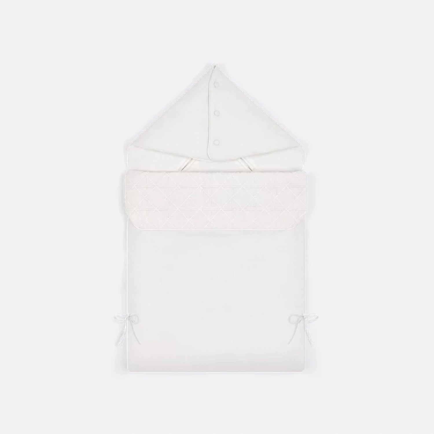 Dior Sleeping Bag Ivory Cannage Cotton Voile, Front