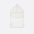 Dior Sleeping Bag Ivory Cotton Poplin Gold Tone Jacquard Star Motif, FrontView
