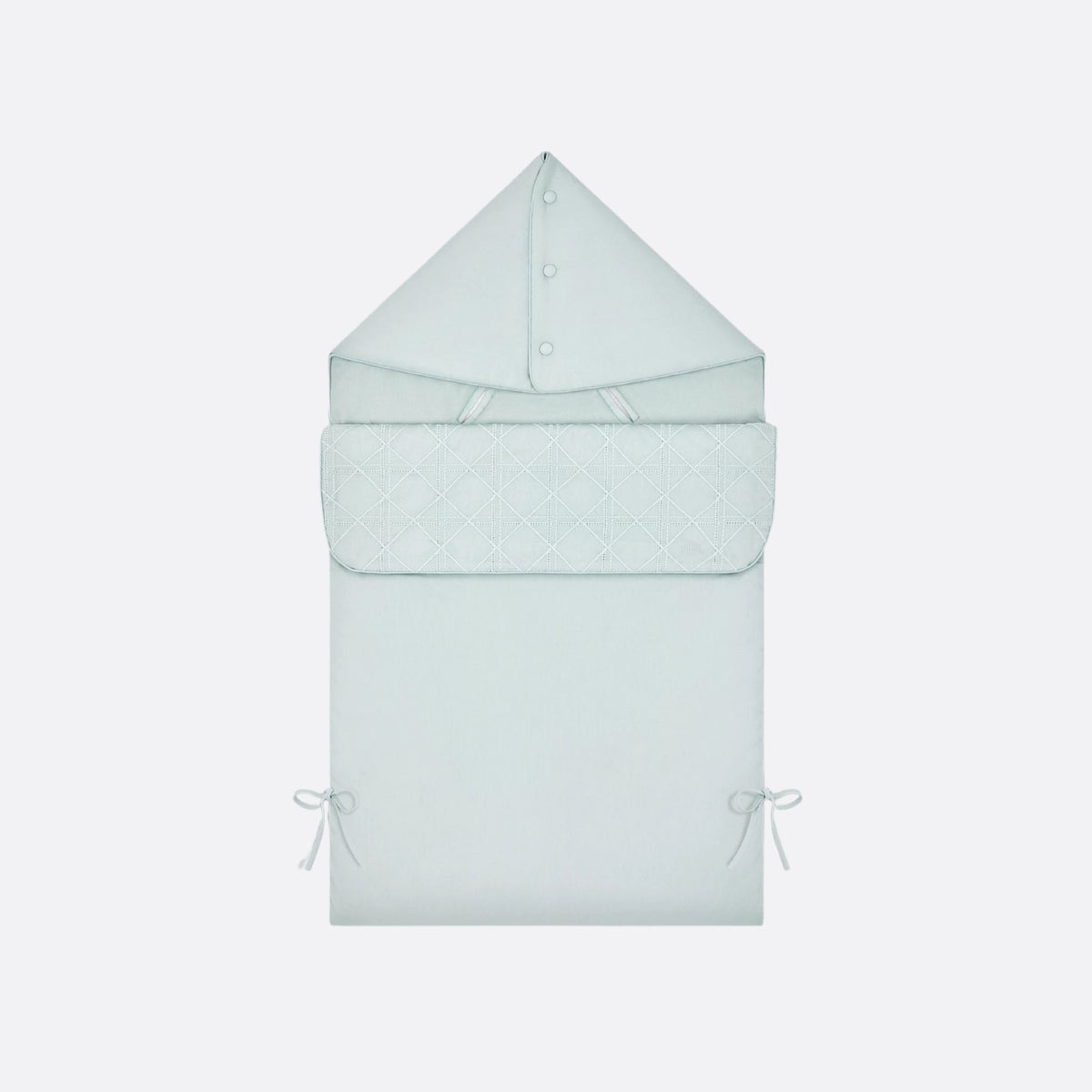 Sleeping Bag Light Blue Cannage Cotton Voile