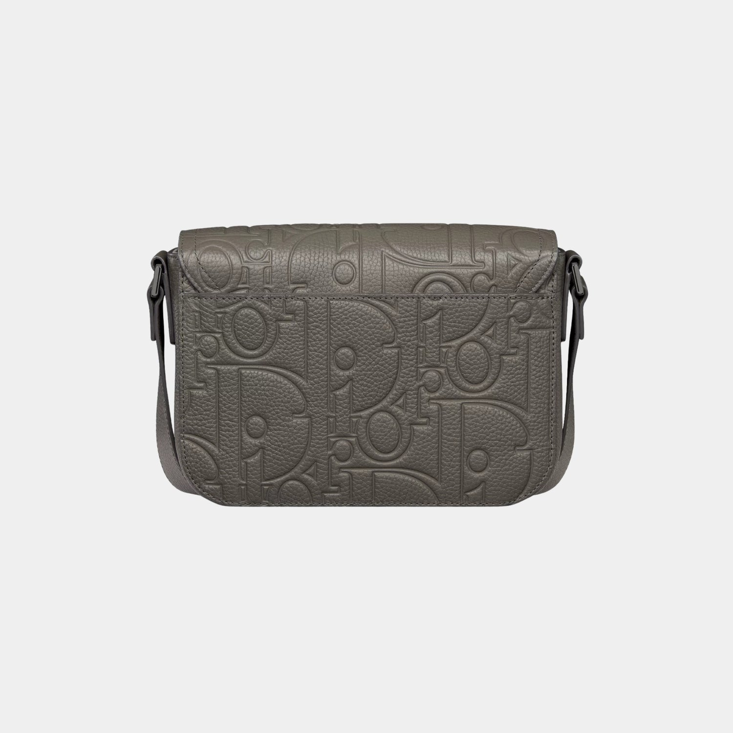 حقيبة Saddle Messenger صغيرة مع رفرف من جلد وجلد عجل