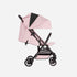 Dior Stroller Water-Repellent Cannage Fabric, Powder Pink, Side