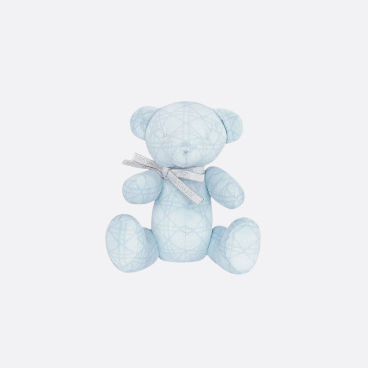 دب Teddy بلون أزرق فاتح من قماش Cannage مخملي