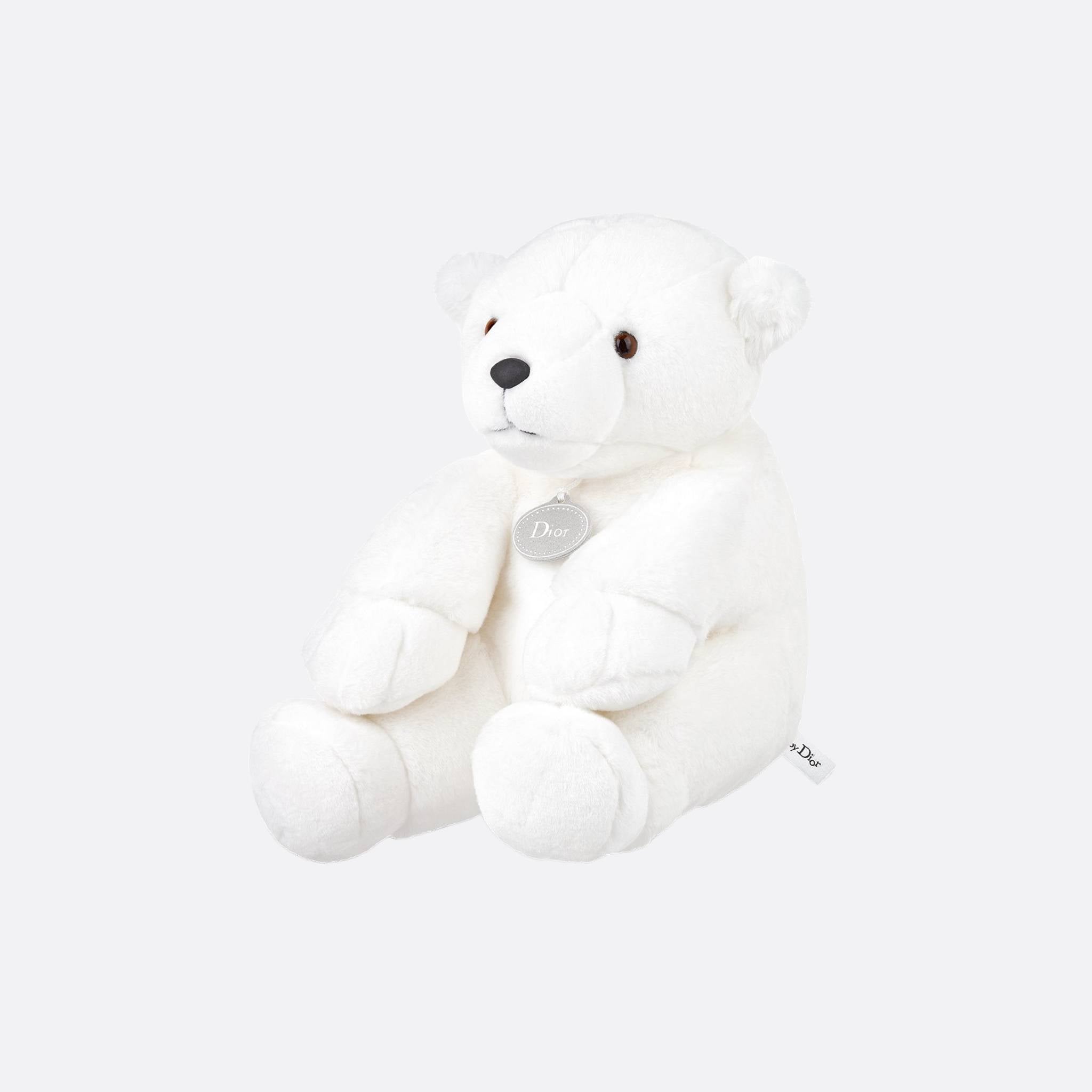 Dior Teddy Bear White Faux Fur, Front