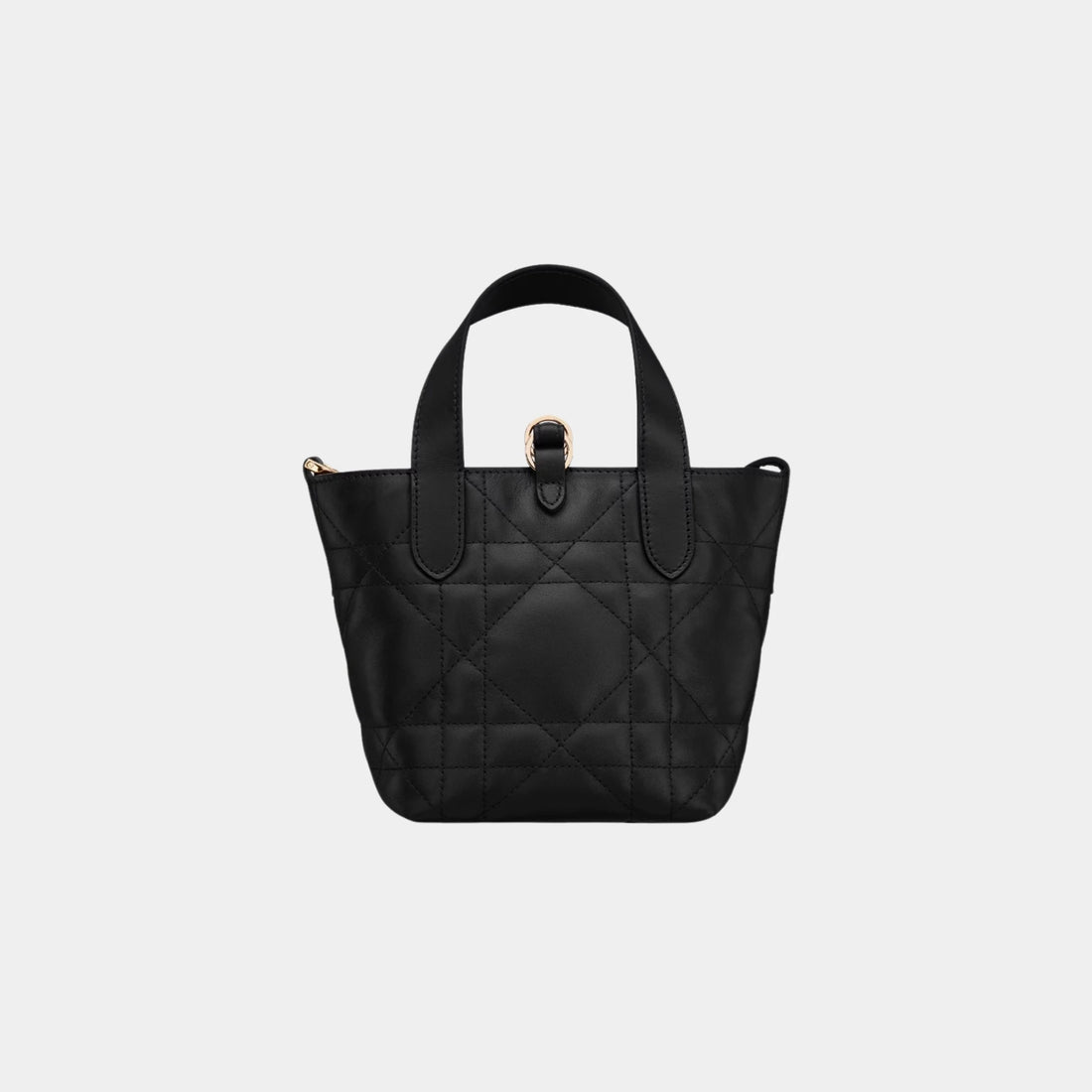 حقيبة ديور Toujours Vertical Nano Tote، سوداء، من الخلف