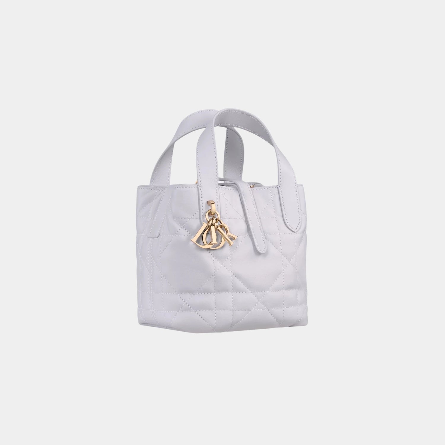 Dior Toujours Vertical Nano Tote Bag, Lilac, Side