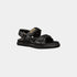 Dior Dioract Sandal Black Lambskin, Front