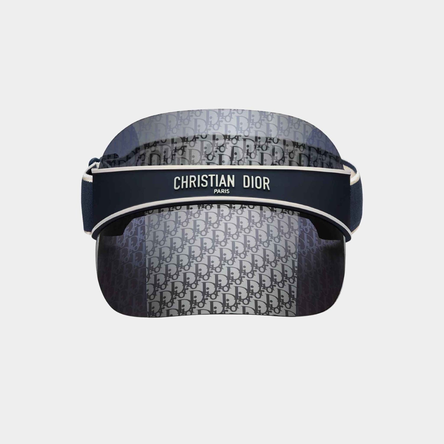 Diorclub V1U Blue Dior Oblique Visor, Front