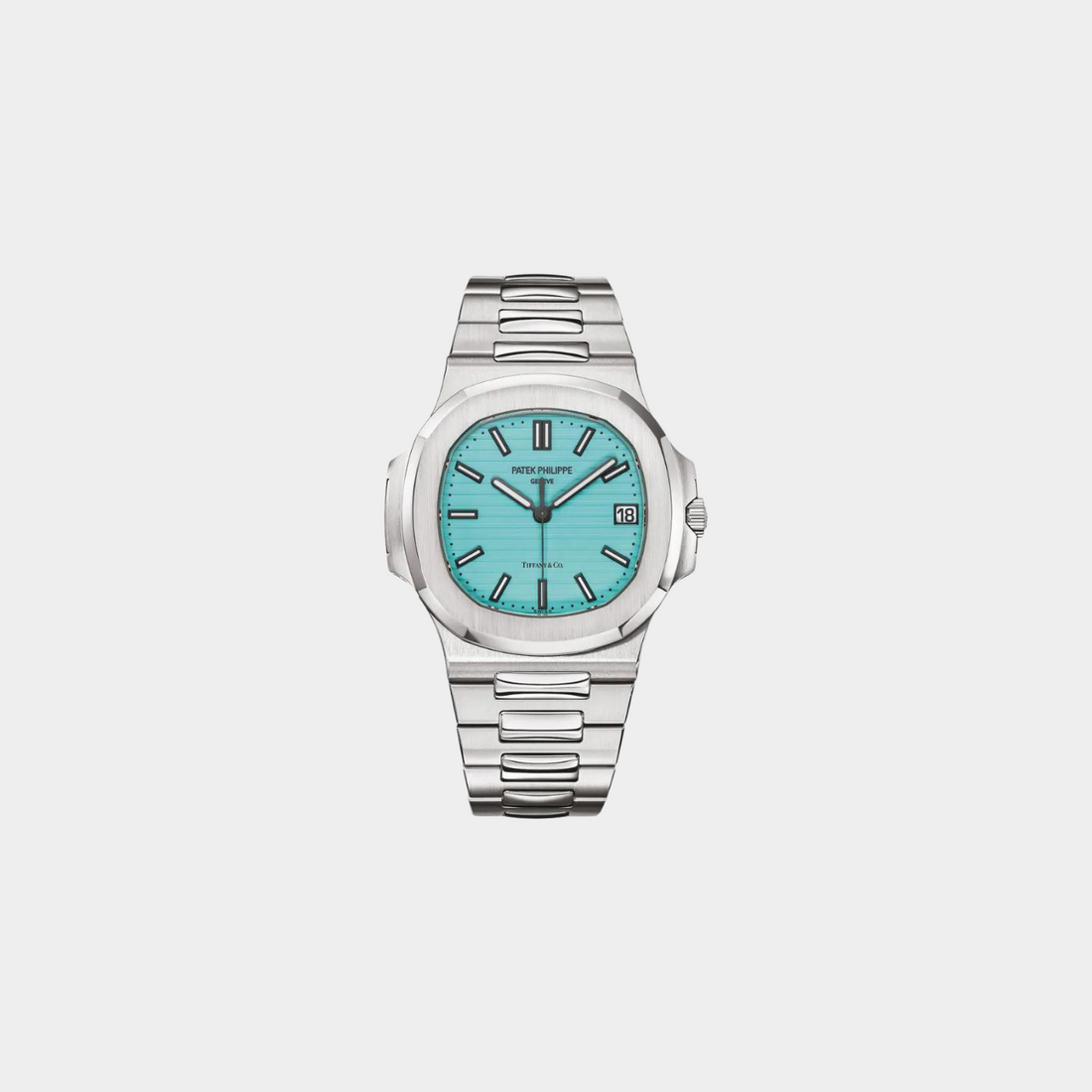 Patek Philippe X Tiffany Co Nautilus 5711 In Tiffany Blue Sands