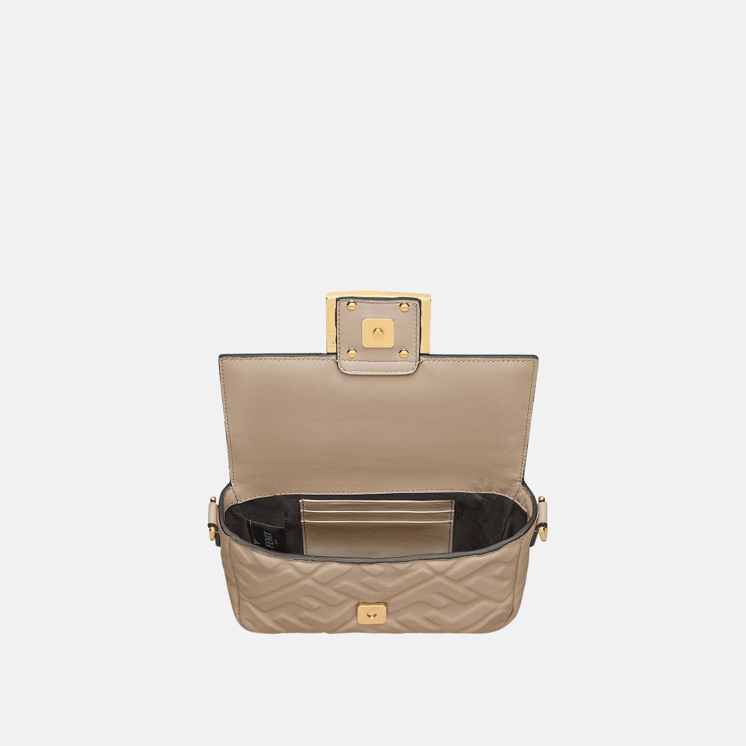 Fendi Baguette Mini Bag In Nappa Leather, Inside