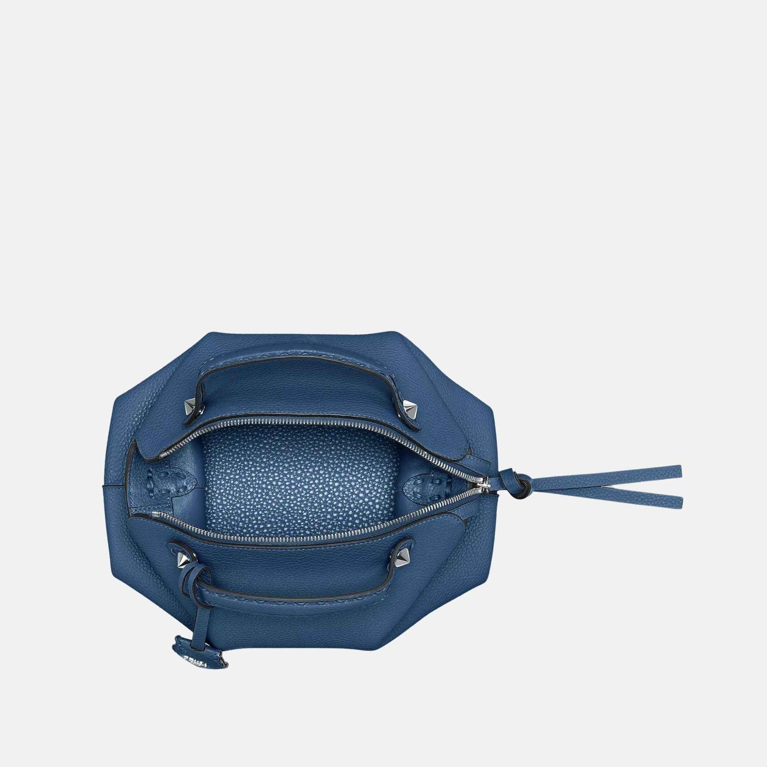 Fendi By The Way Selleria Medium Bag, Blue, Inside