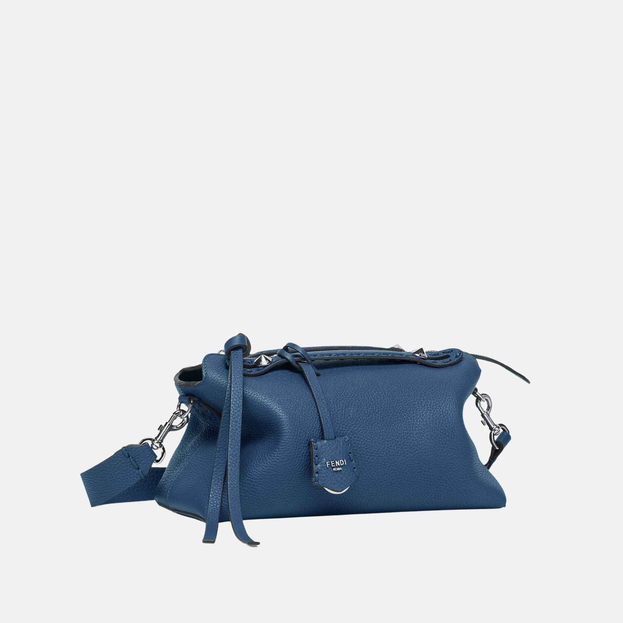 Fendi By The Way Selleria Medium Bag, Blue, Side