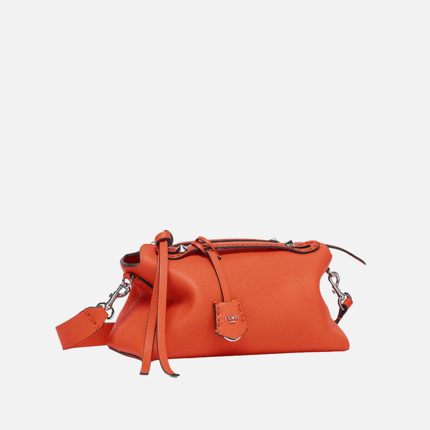 Fendi By The Way Selleria Medium Bag, Orange, Side