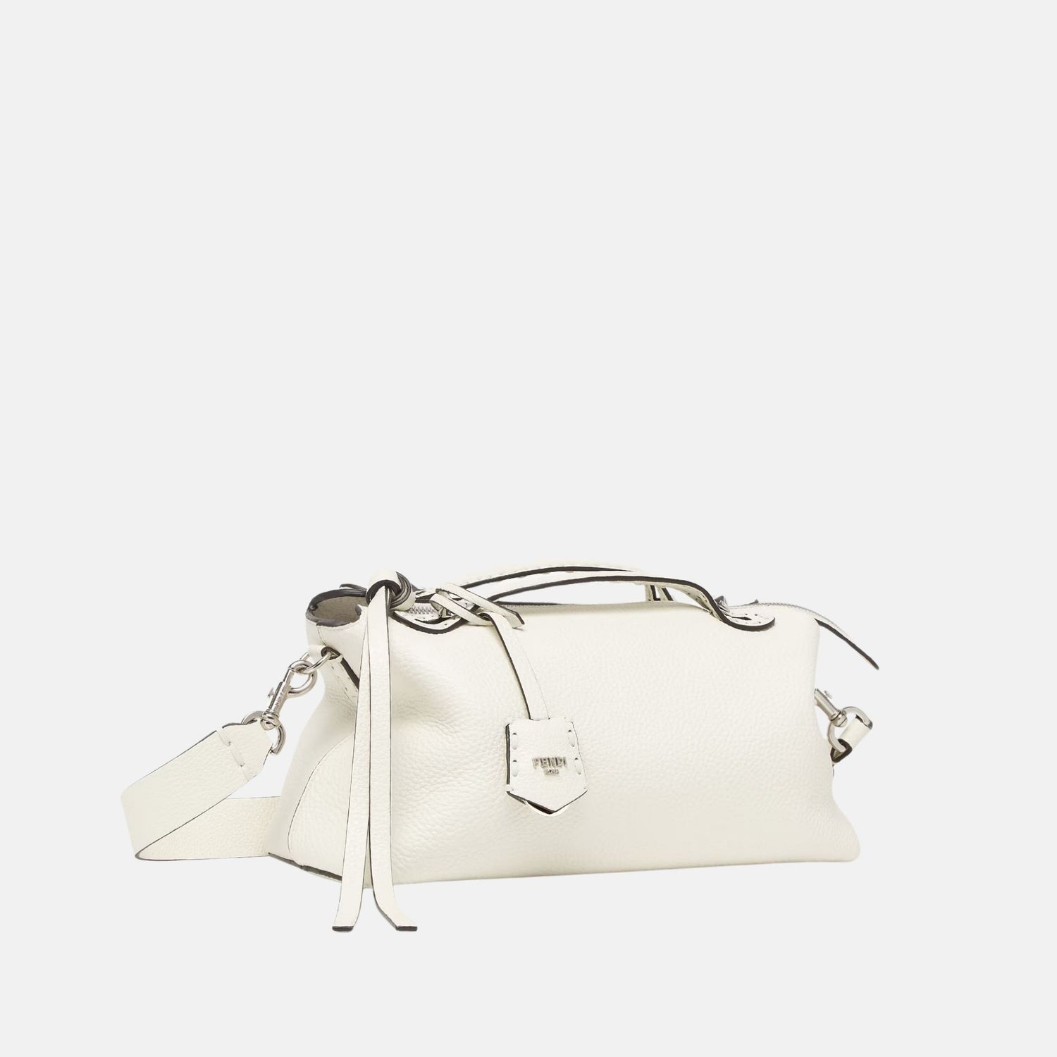 Fendi By The Way Selleria Medium Bag, White, Side