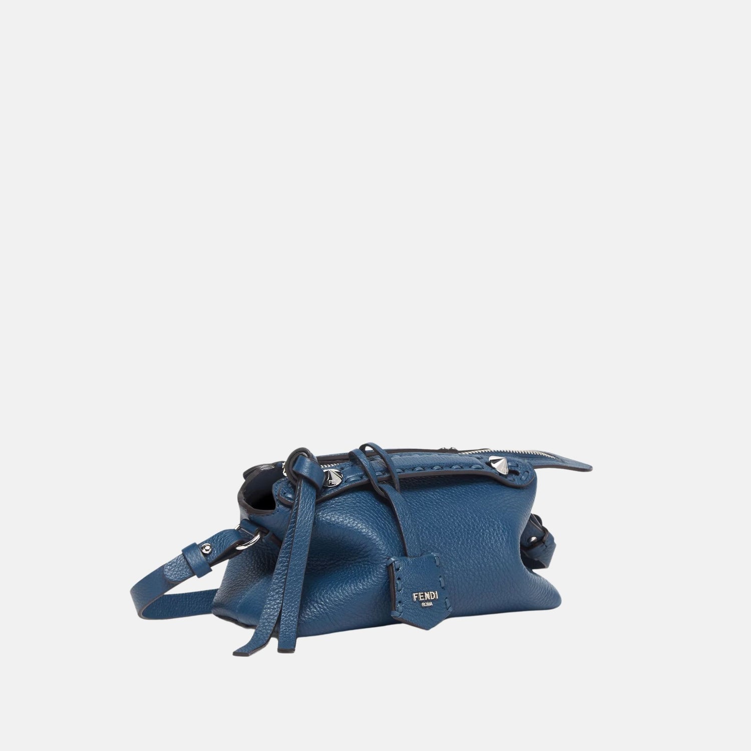 Fendi By The Way Selleria Mini Bag, Blue, Side