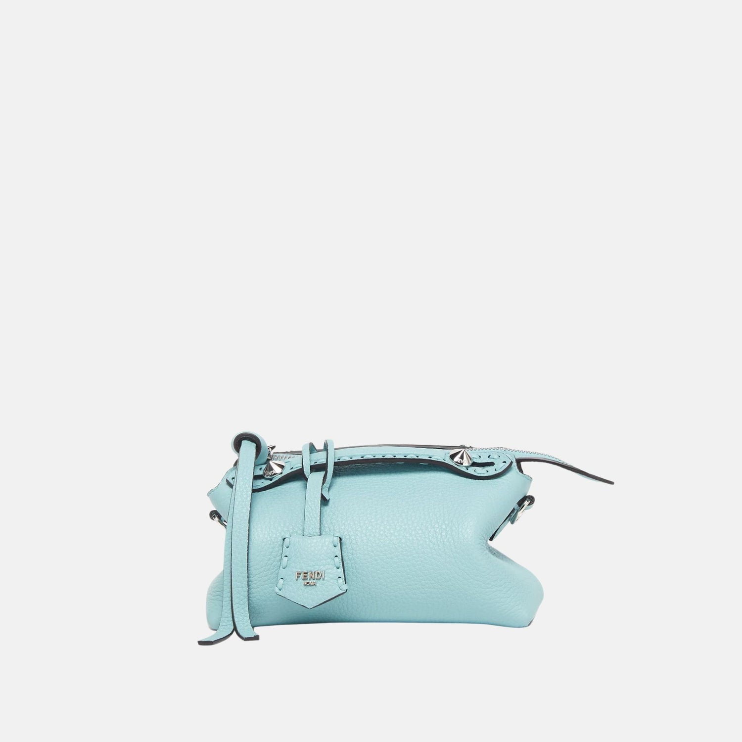 Fendi By The Way Selleria Mini Bag, Sky Blue, Front