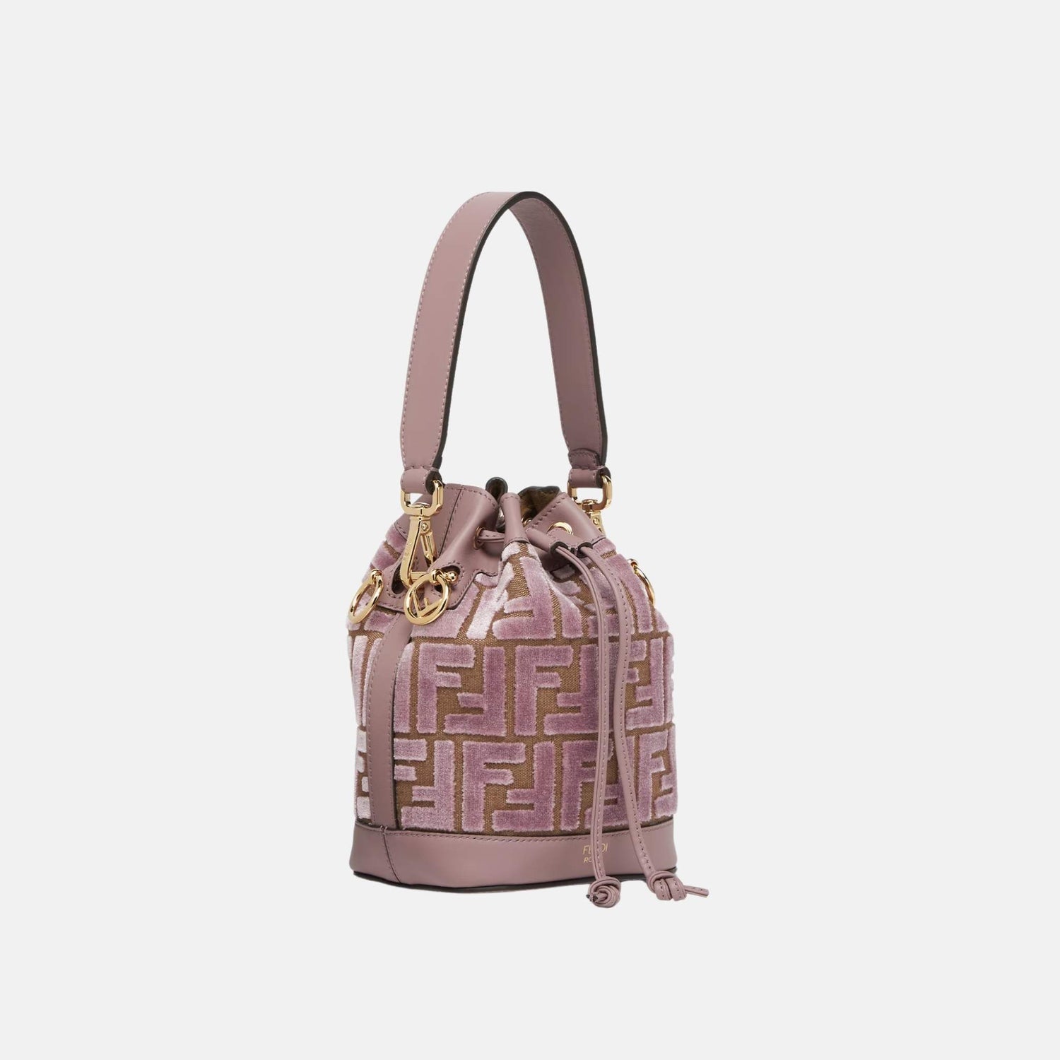 Fendi Mon Tresor Bucket Bag, Pink, Side