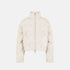 Fendi Puffer Jacket In White FF Technical Fabric, Front