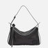 Simply Fendi Medium Bag In Leather, Black, Front